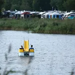 Premiumwohnwagen Grauer Kranich Am Kransburger 43 Camping