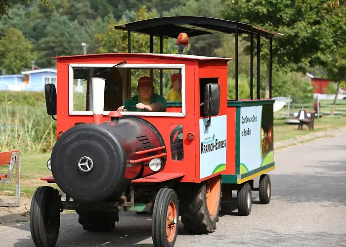 Kamp alanı Premiumwohnwagen Grauer Kranich Am Kransburger 43 *
